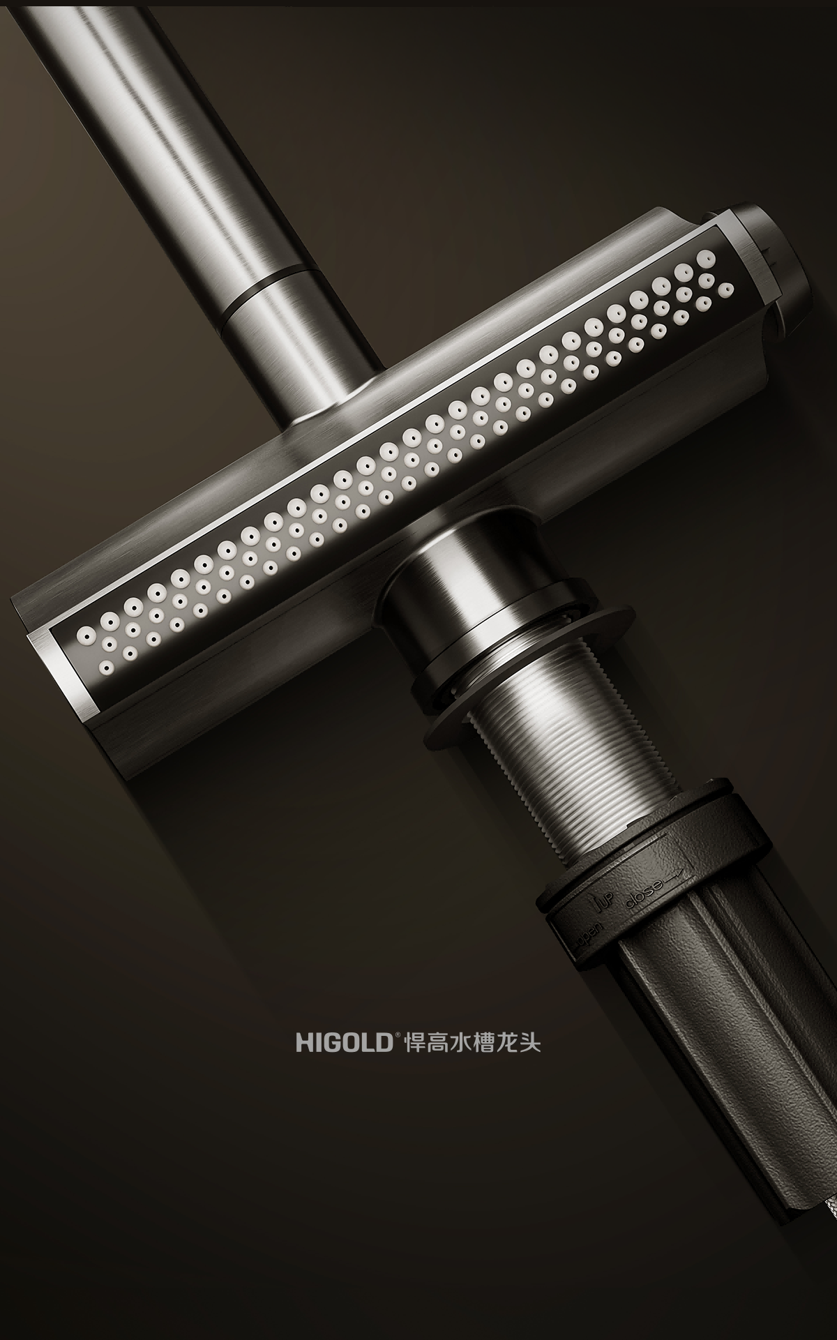 waterfall kitchen faucet