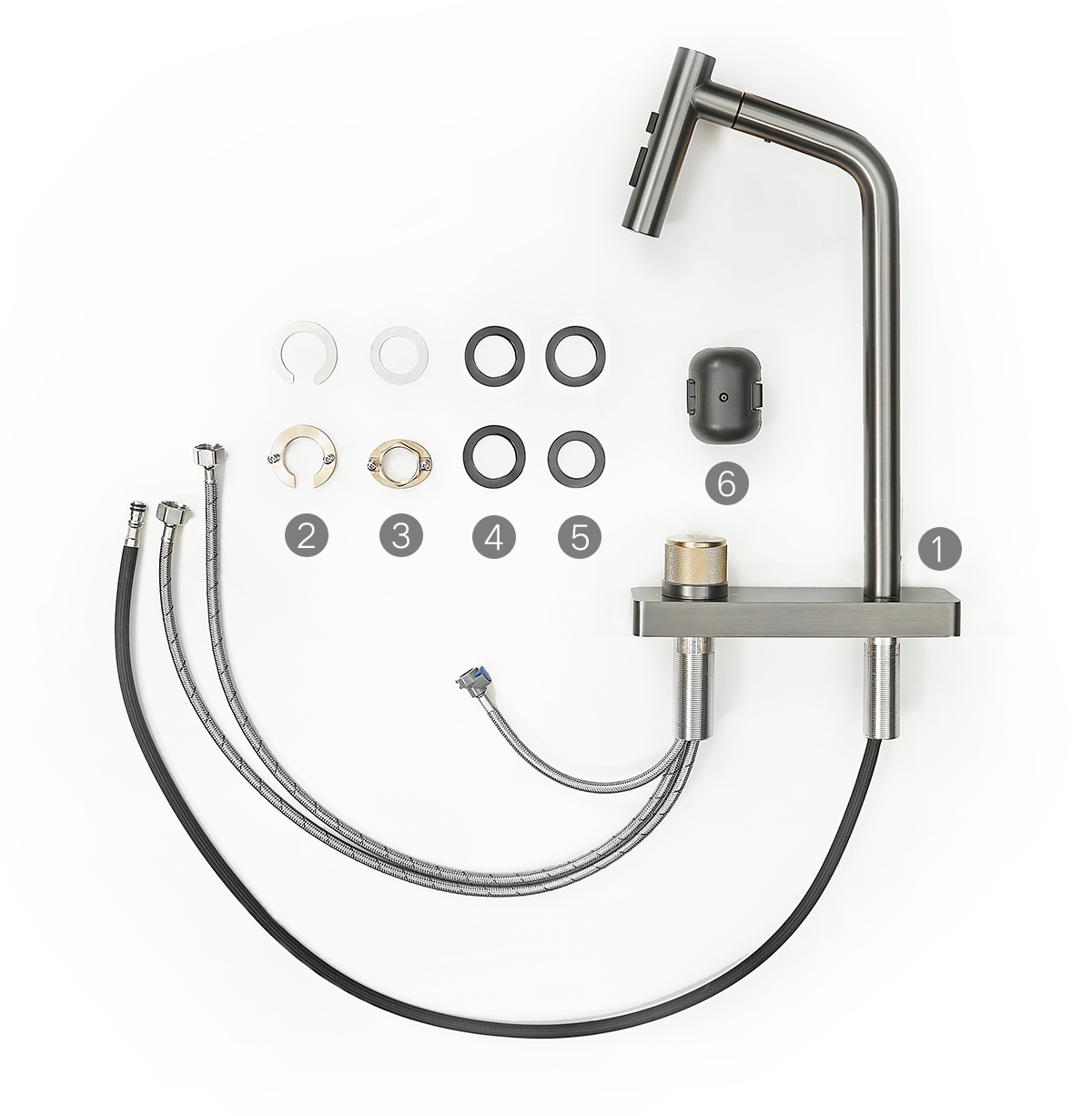 waterfall faucet kitchen