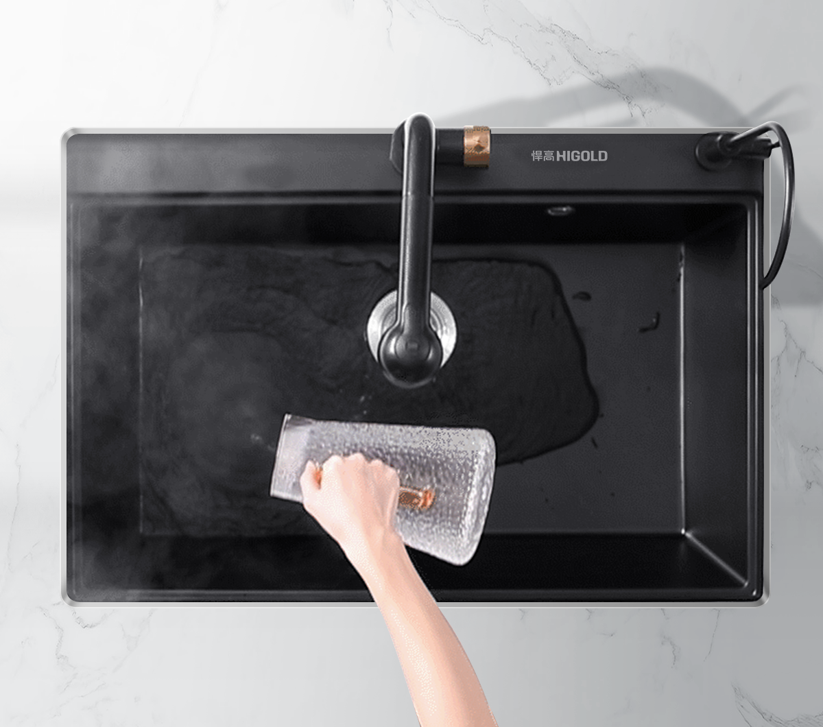 quartz kitchen sink