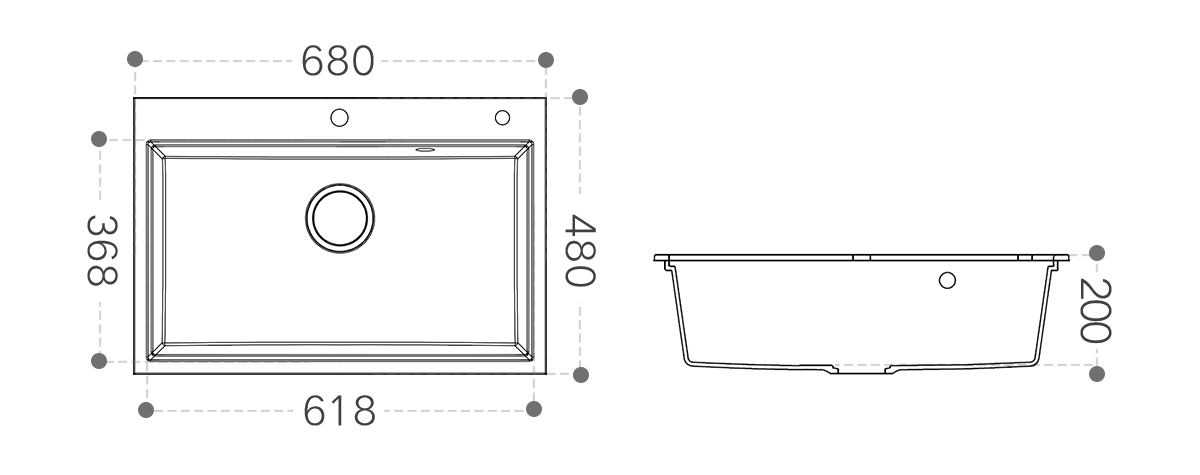 quartz single bowl kitchen sink