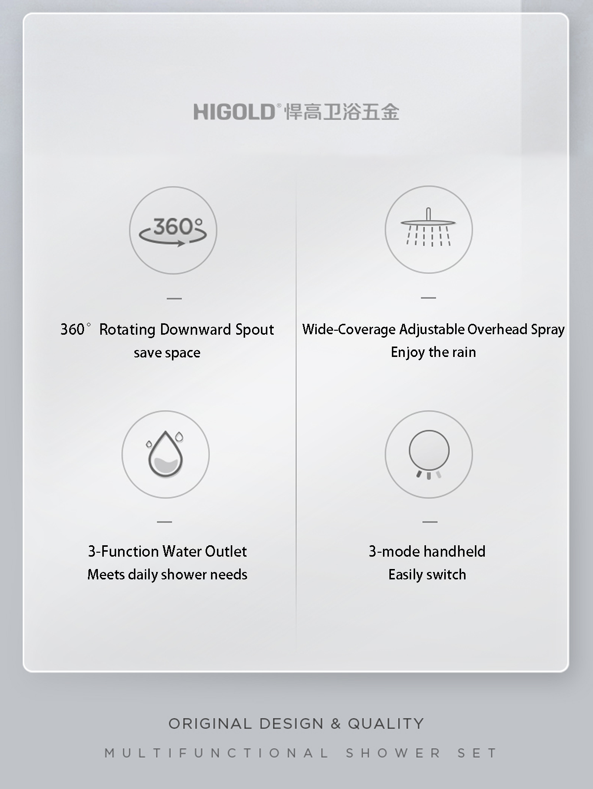head shower set