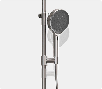 exposed shower system