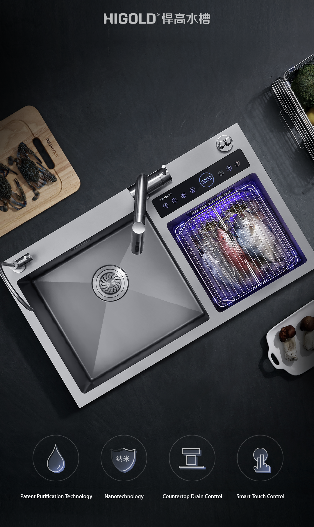 smart kitchen sink