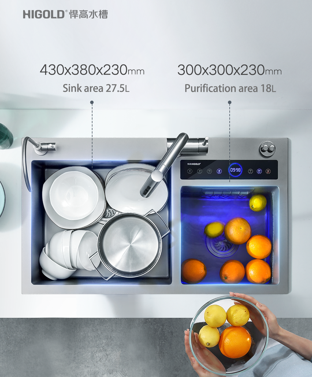 smart sink kitchen