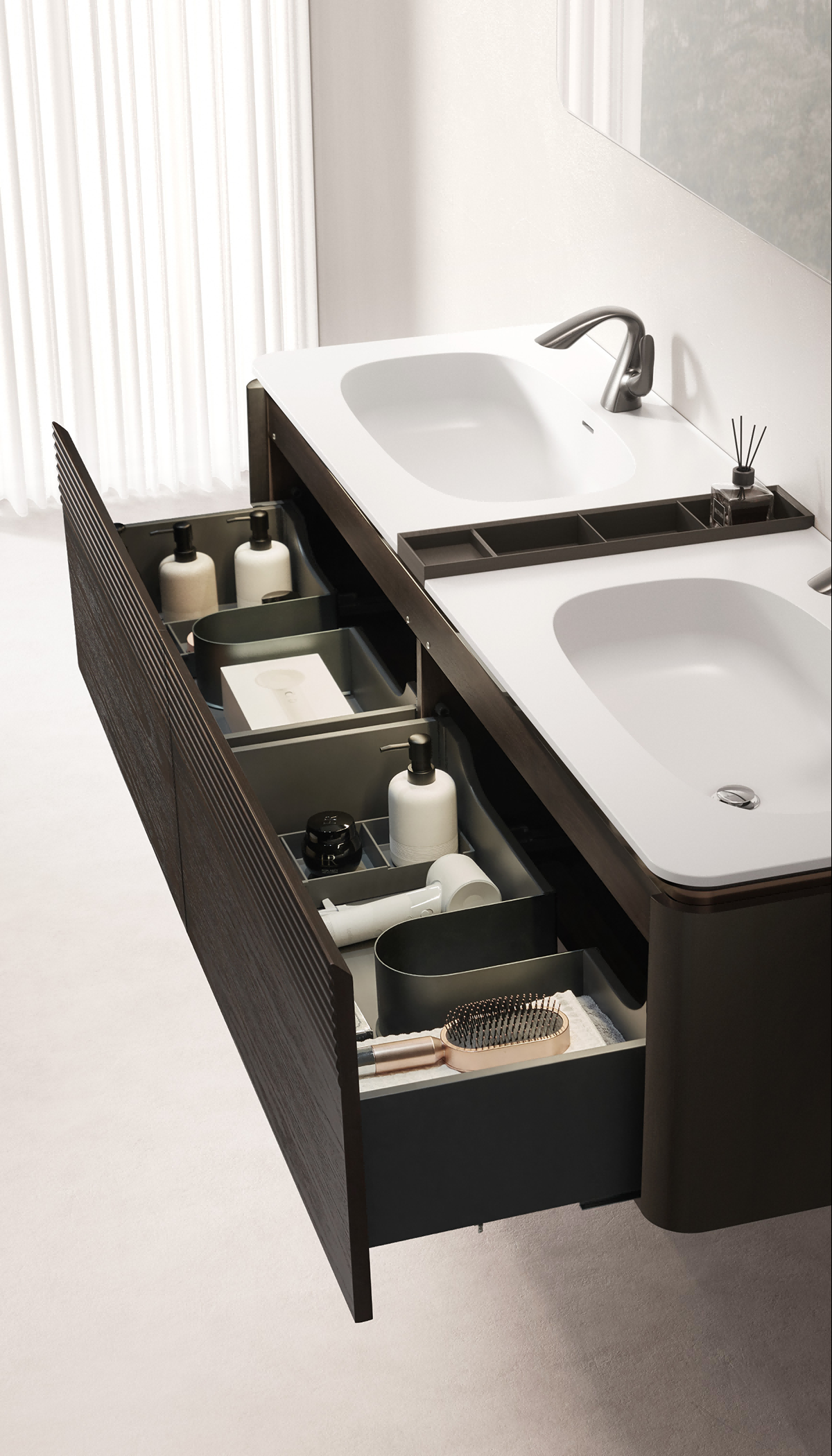 led mirror cabinet