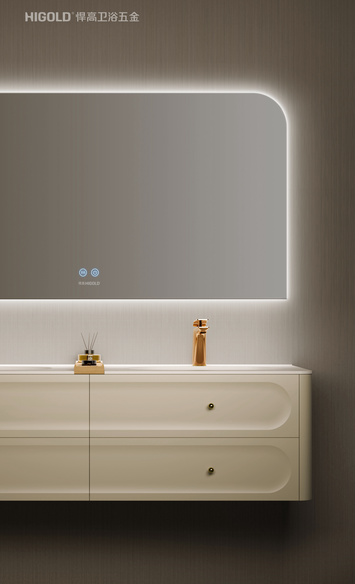 hanging vanity