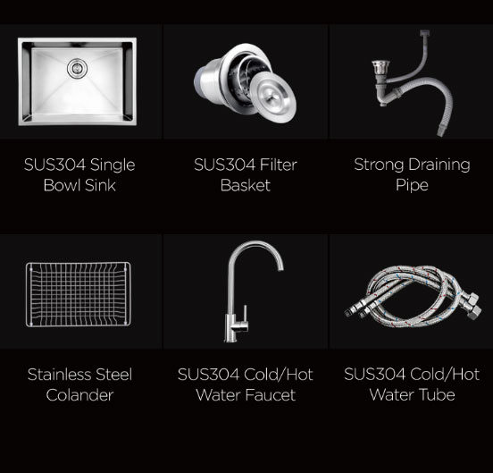 stainless steel sink