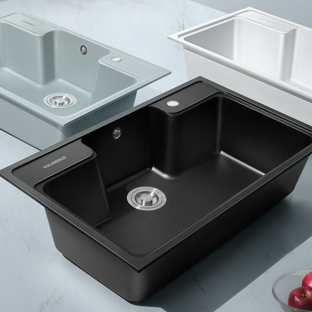 Quartz sink