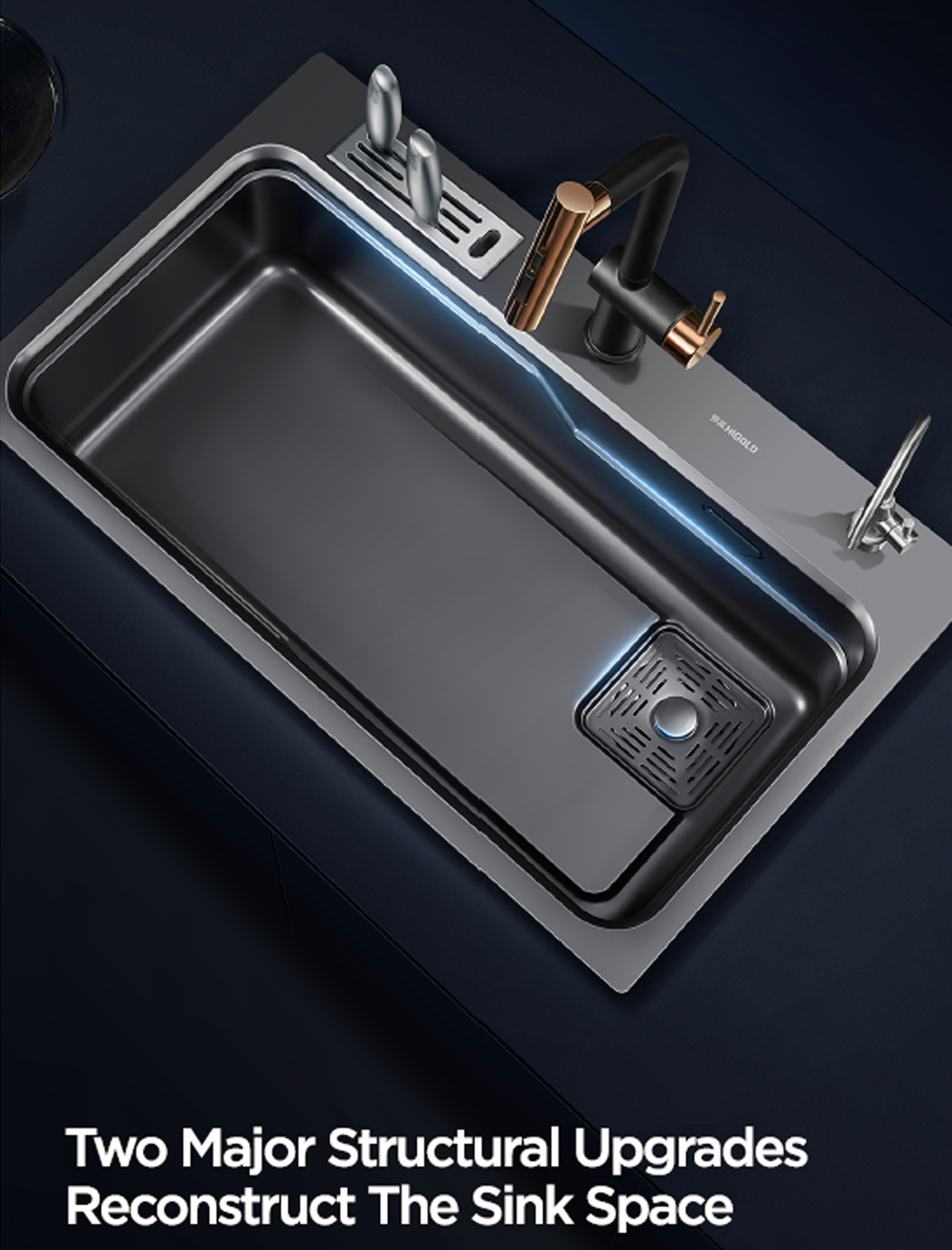 stainless steel handmade sink