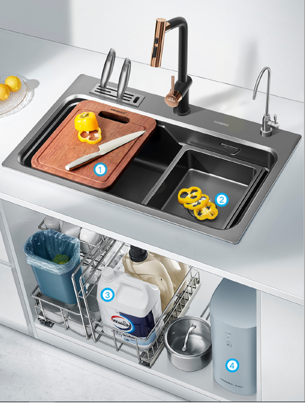 single bowl sink