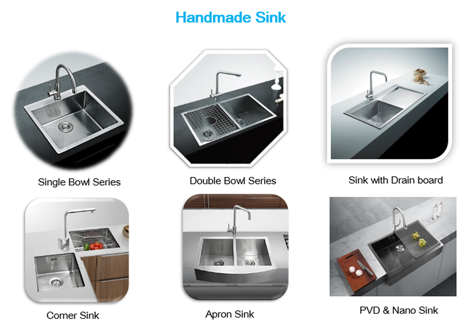 pressing kitchen sinks
