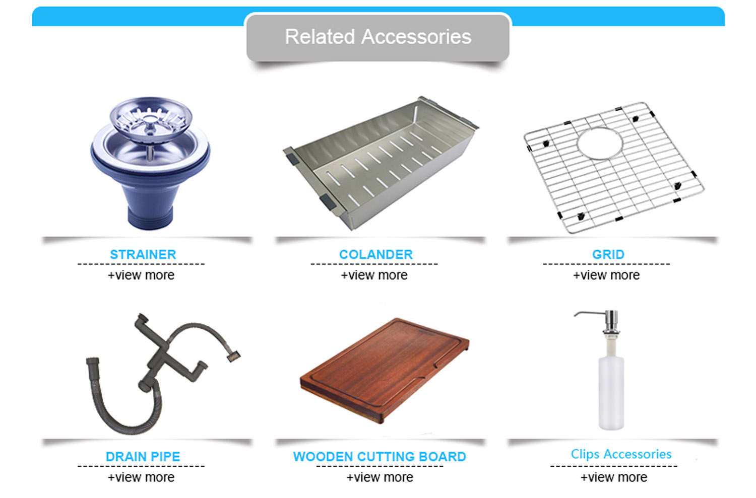 Topmount sink