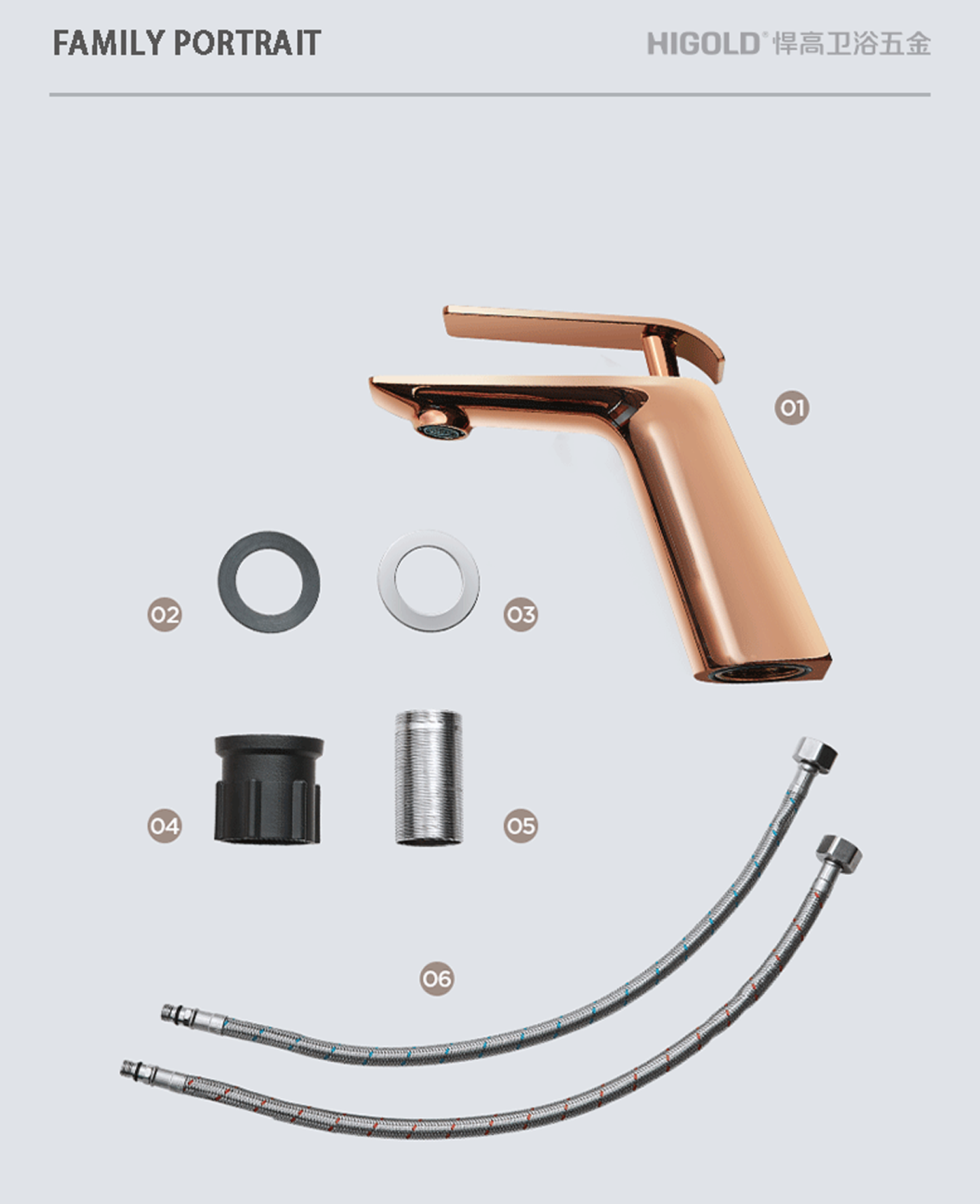 hot and cold sill faucet