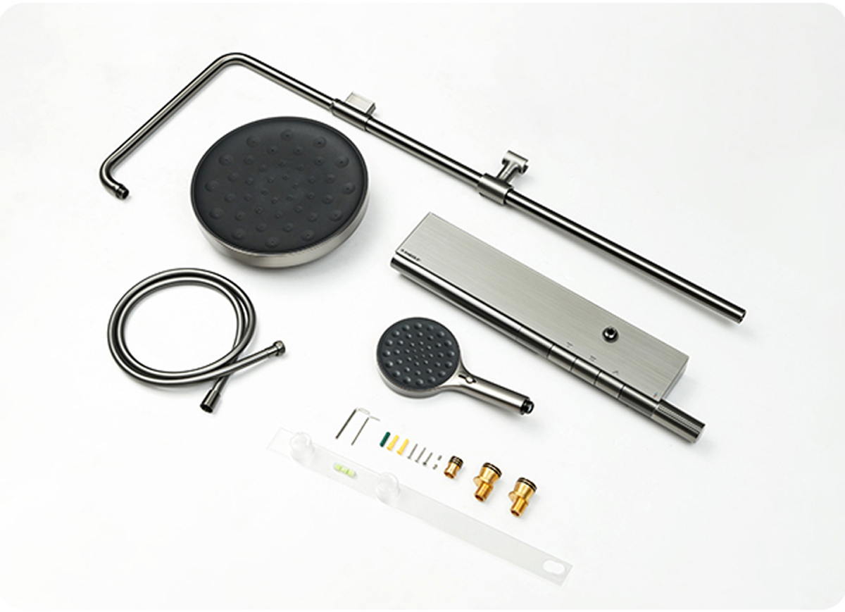 exposed shower system