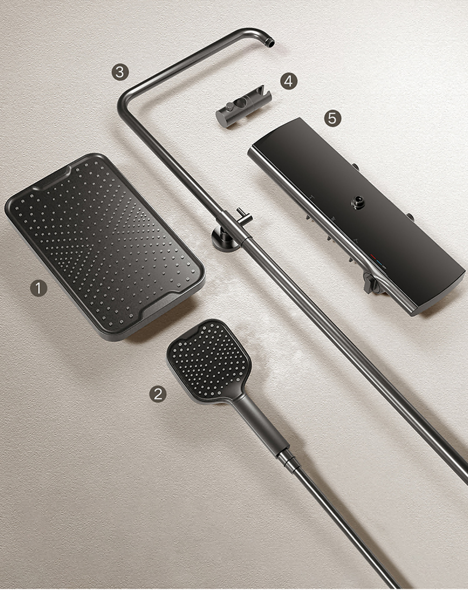 shower tap set
