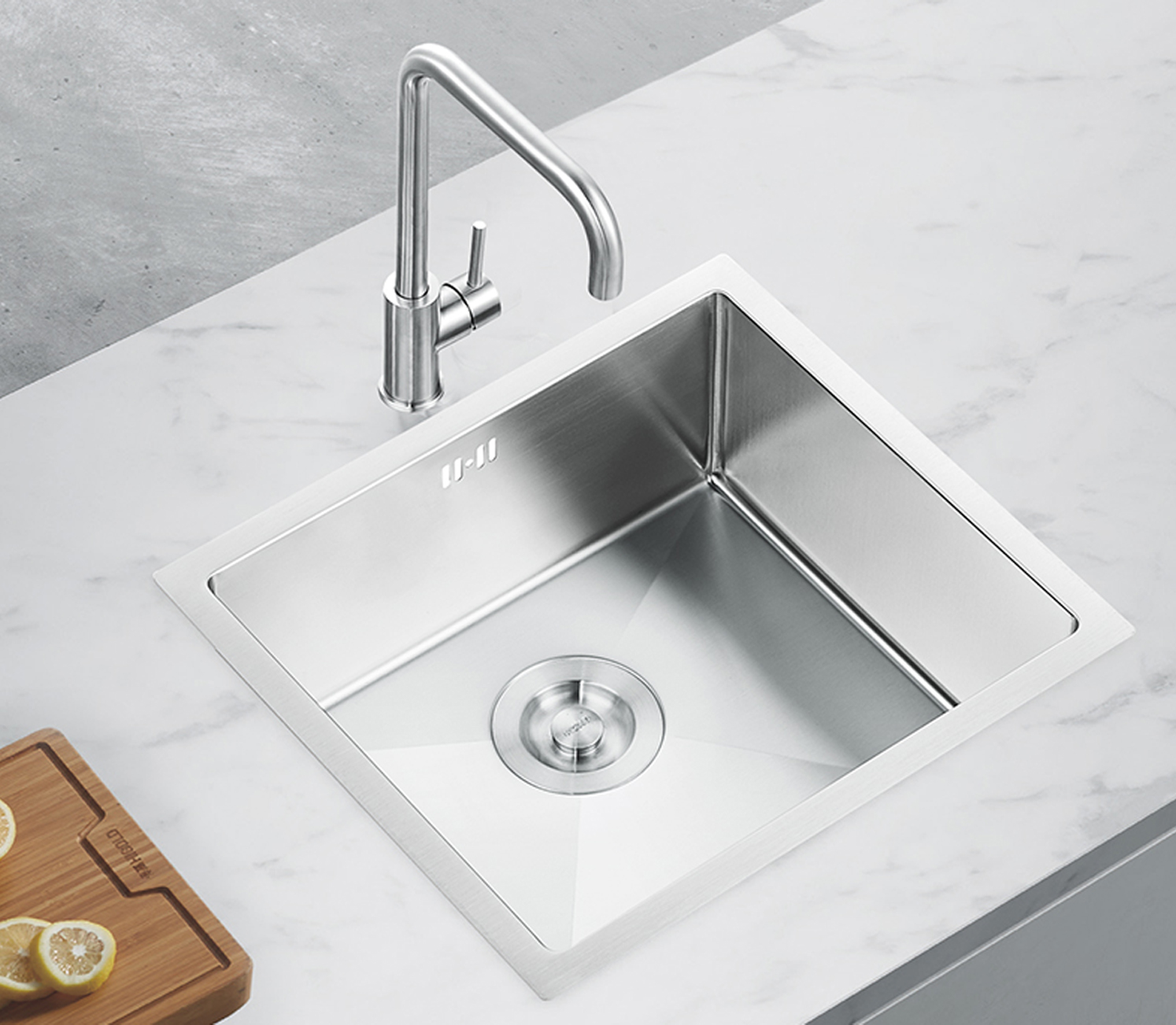 handmade single bowl sink