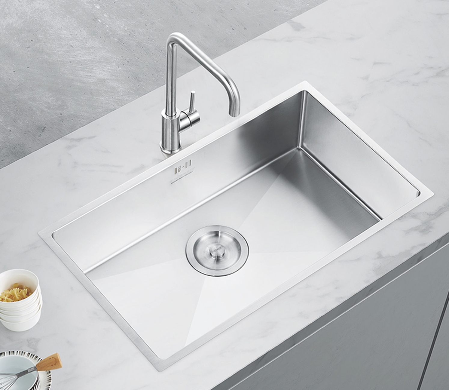handmade stainless steel sink