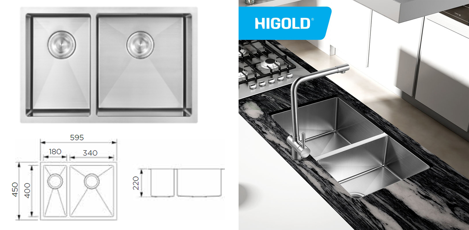 stainless steel handmade sink