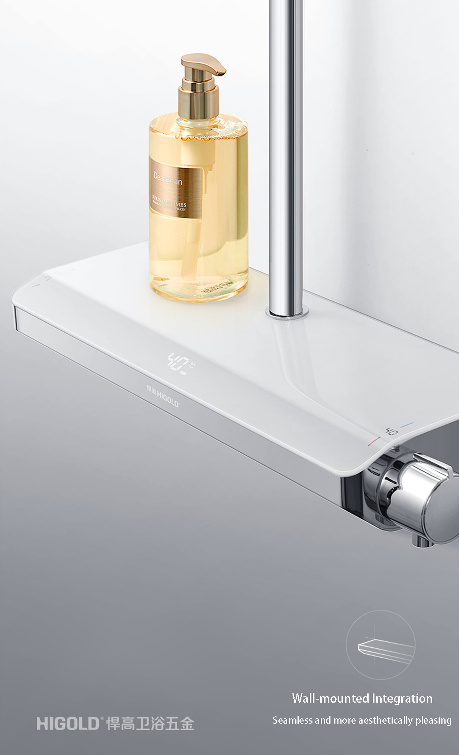 thermostatic rain shower system