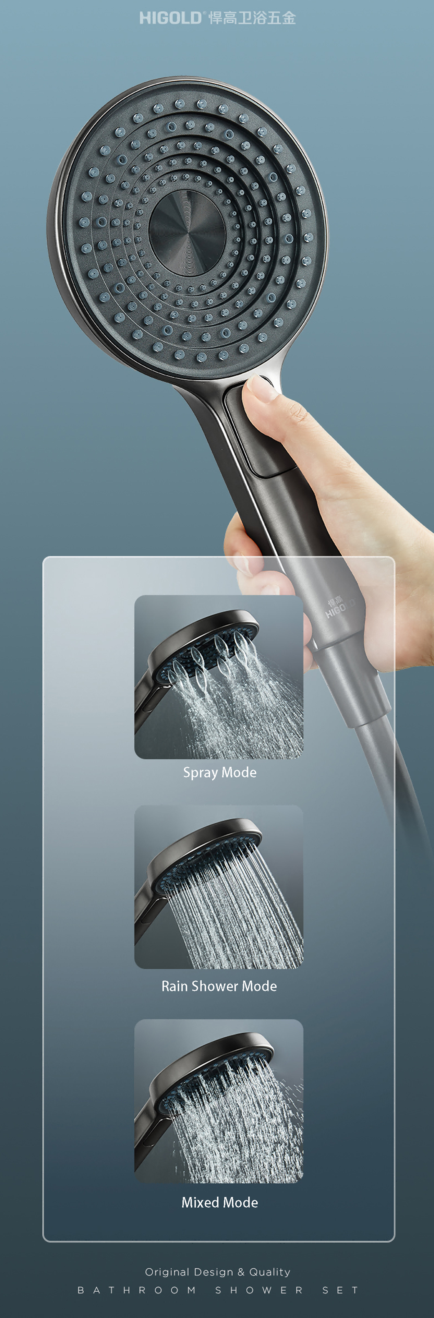 rainfall shower system
