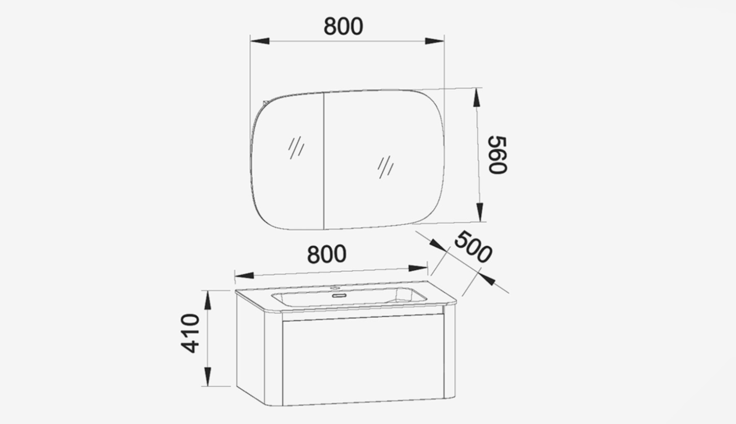 bathroom vanity mirror cabinet