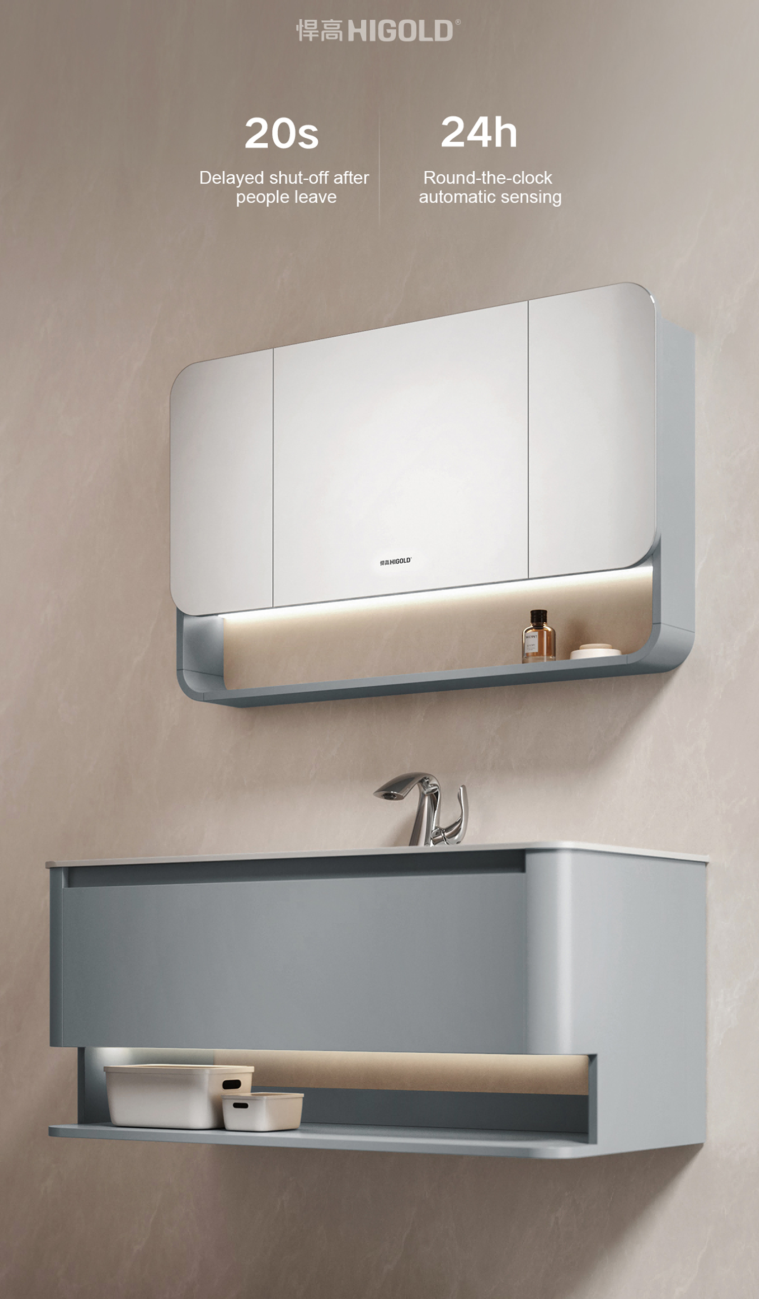 bathroom sink and cabinet set