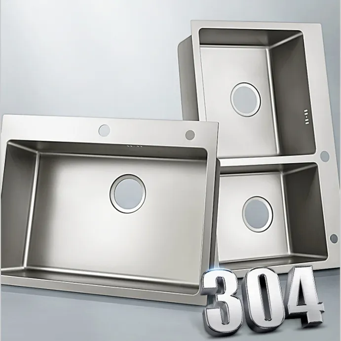 stainless steel sink