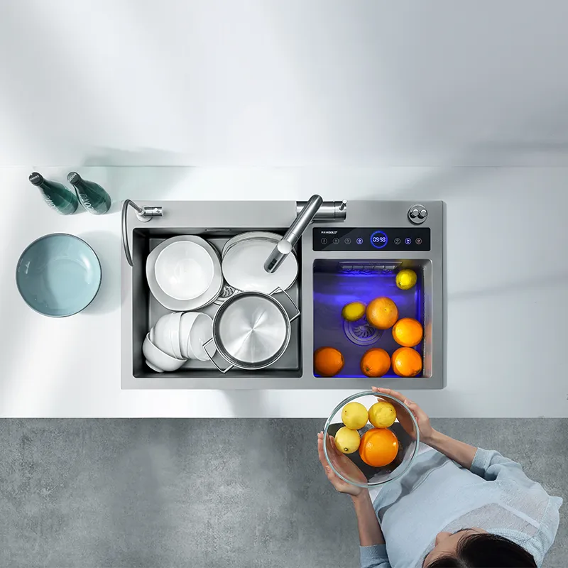 stainless steel farmhouse sink