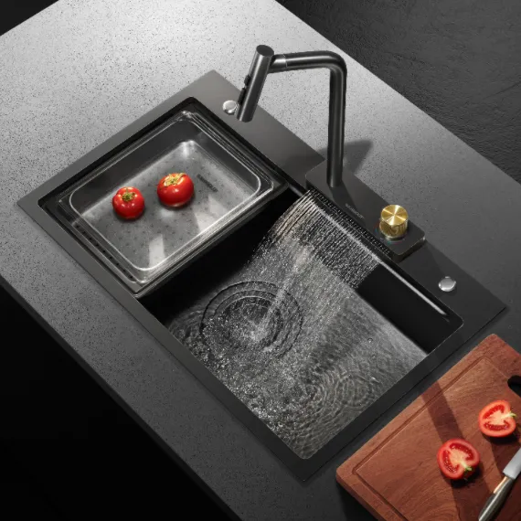 black sink