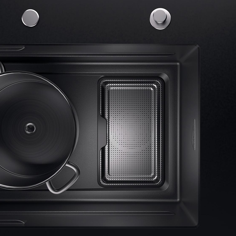 Раковина ручной работы с двойными ребрами серии БЛ 6.0