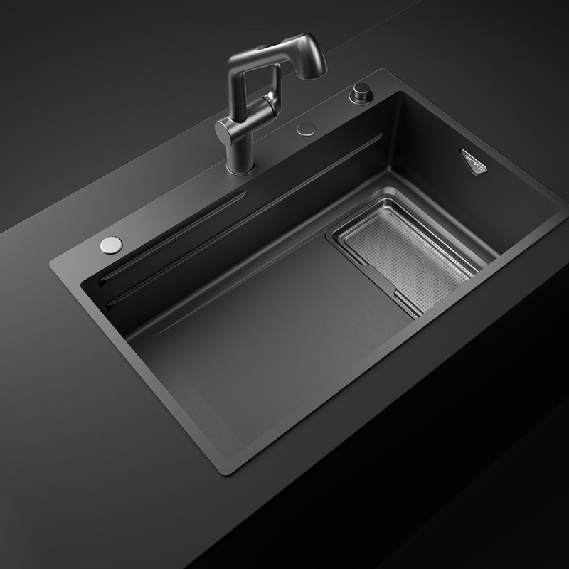 Раковина ручной работы с двойными ребрами серии БЛ 6.0