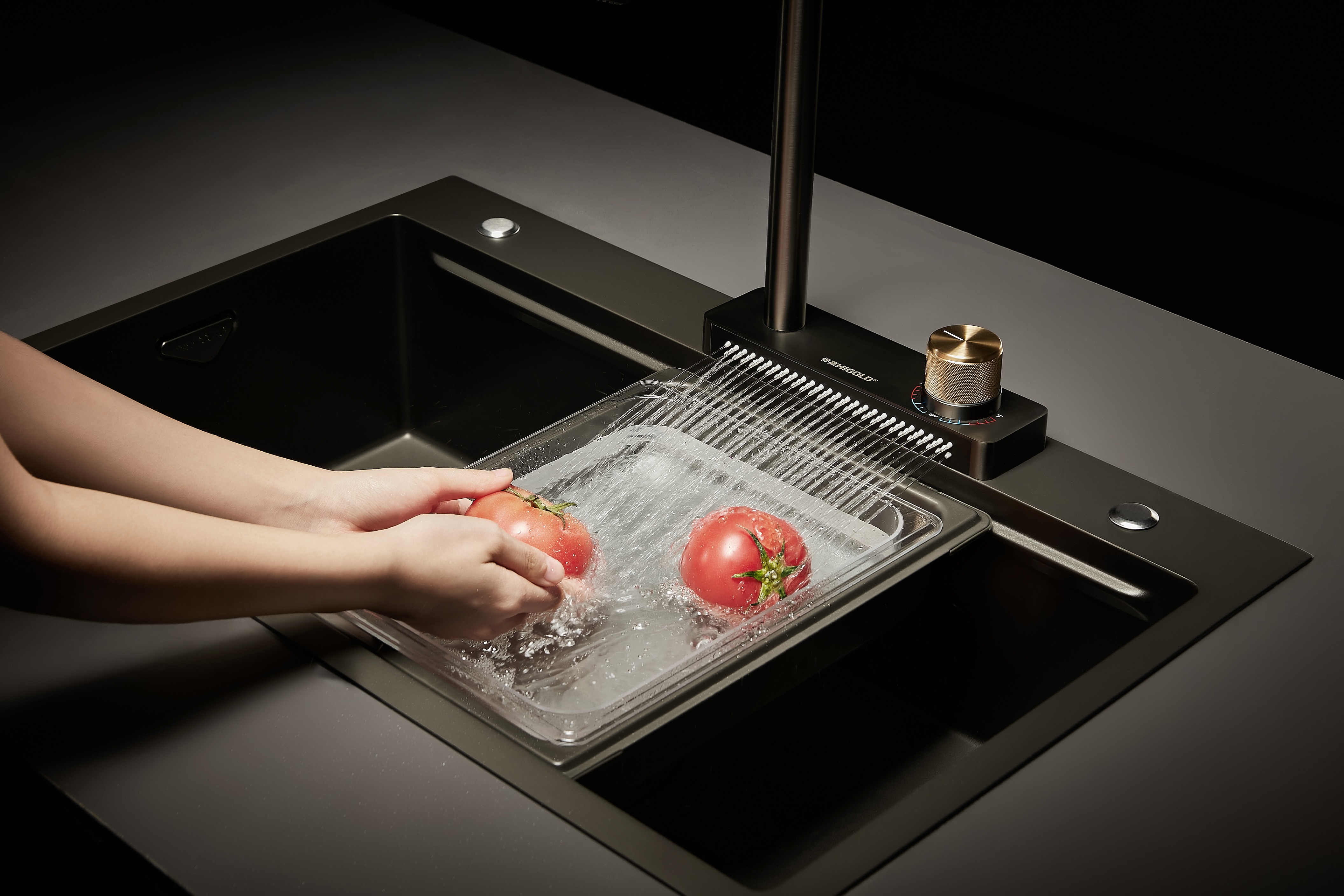 pull out kitchen taps