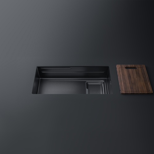 large stainless sink