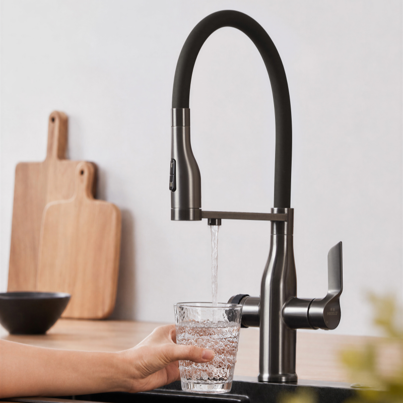 Por que sua próxima torneira de cozinha precisa de uma linha dedicada para o filtro de água — A importância do design de caminho duplo