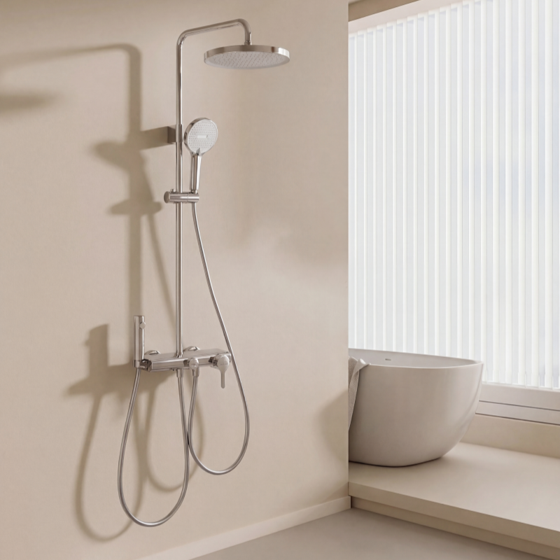 AS25 4‑Function Knob Shower Set