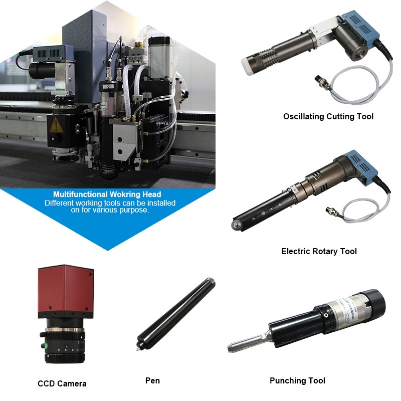 Máquina automática de corte de cuero genuino CNC