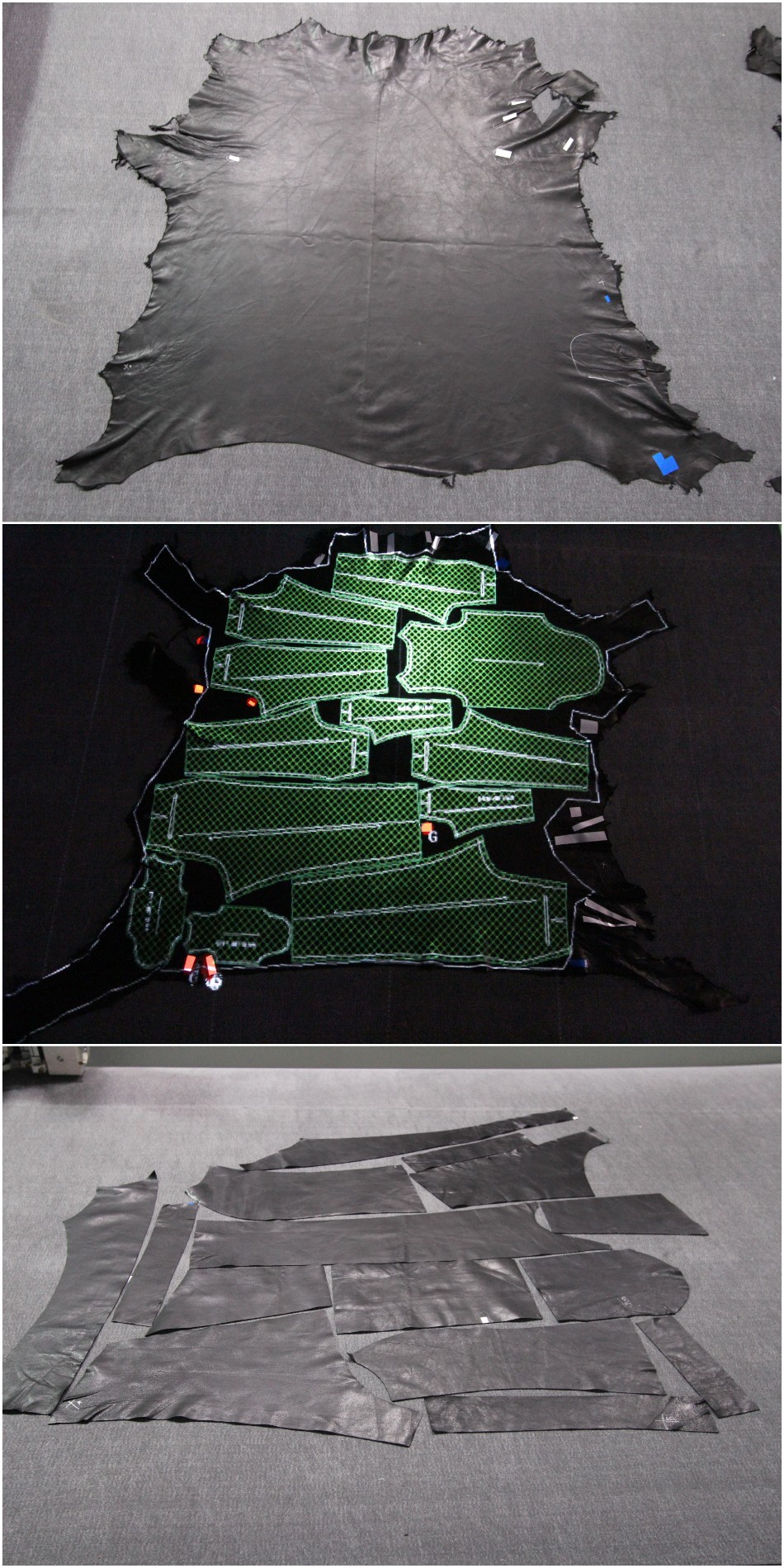 Máquina cortadora de cuero para zapatos deportivos de múltiples capas con cortador CNC