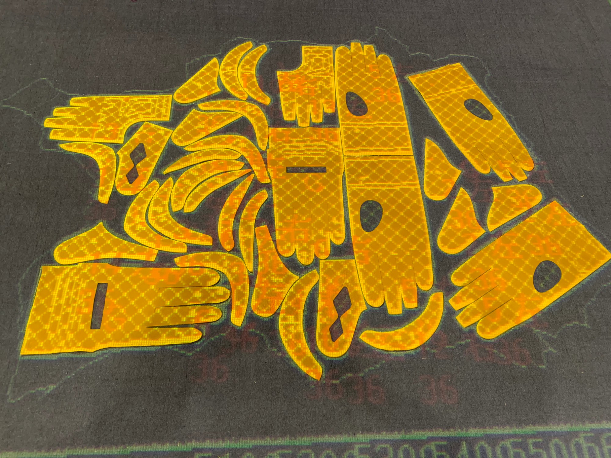 آلة قطع القفازات الجلدية Ruizhou CNC
