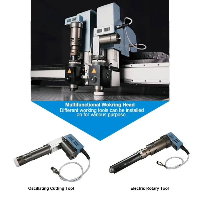 Macchina da taglio computerizzata per tessuti CNC con coltello dritto