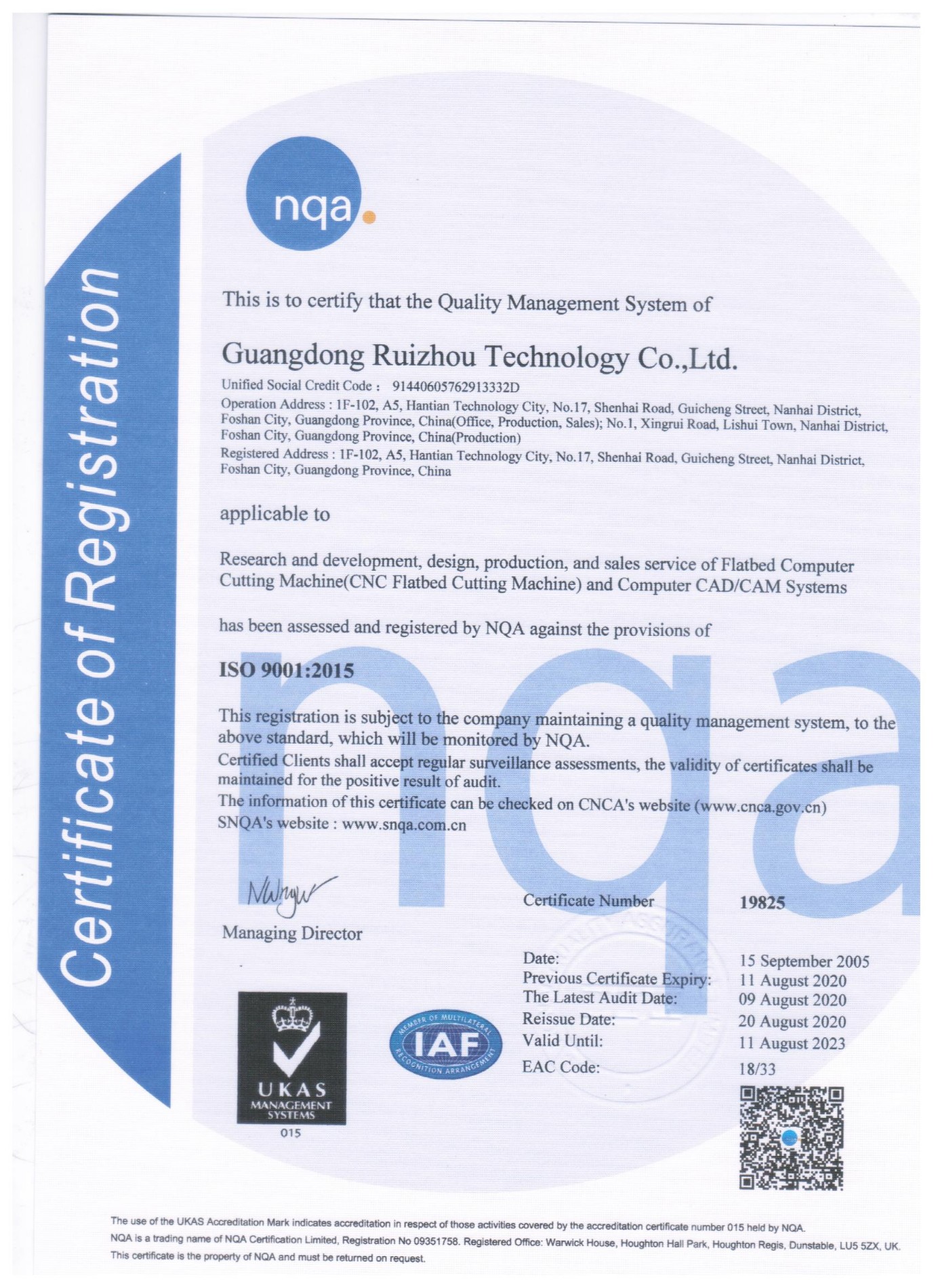 ISO9001:2015 ISO9001:2015