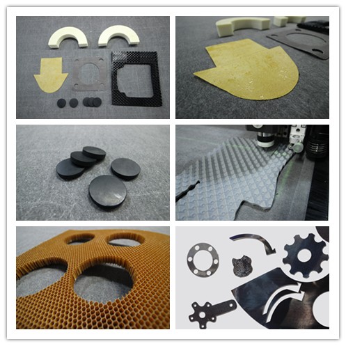 Máquina de corte CNC de cuchillo de junta digital de cama plana Ruizhou