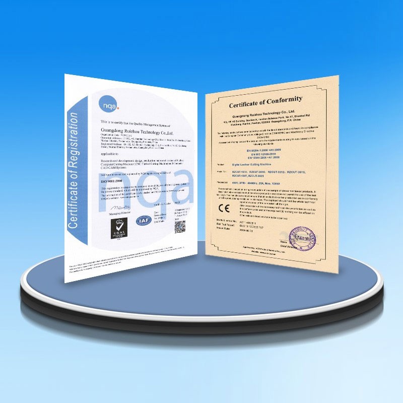 Máquina cortadora de tela personalizada con certificación CE