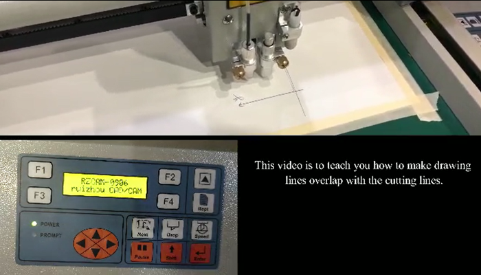 ڈرائنگ لائنوں کو کٹنگ لائنوں کے ساتھ اوورلیپ کیسے بنایا جائے：