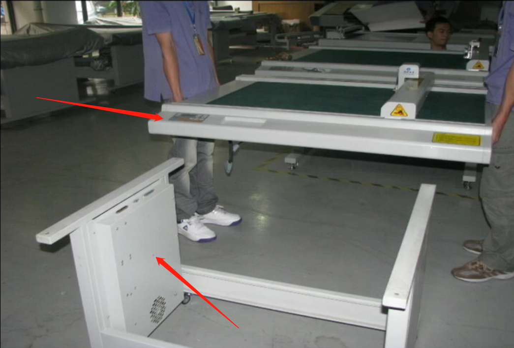 install cutting machine