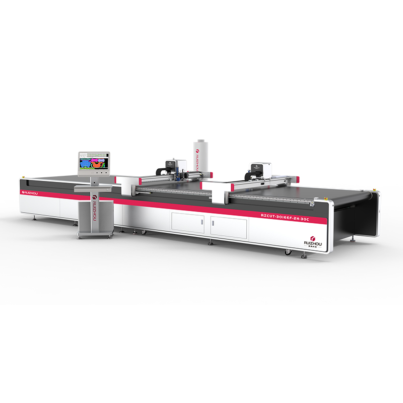 Máquina de corte de alta velocidad Máquina cortadora de cuero artificial digital de cuero real de cuero superior