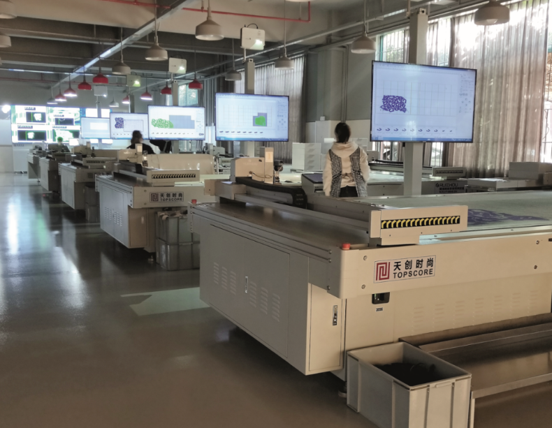 cnc oscillating knife cutting machine