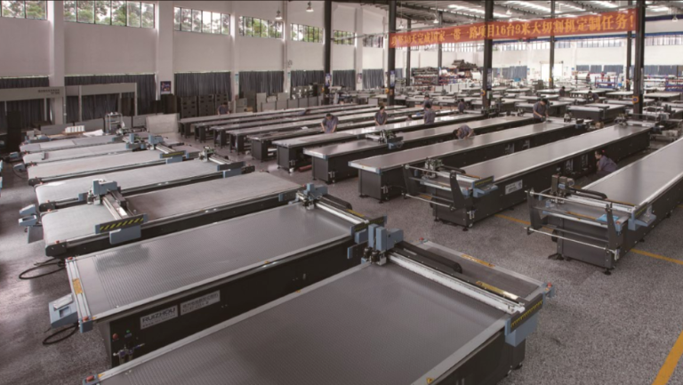 cnc oscillating knife cutting machine