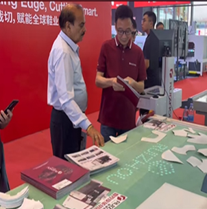 leather cutting machine exhibition