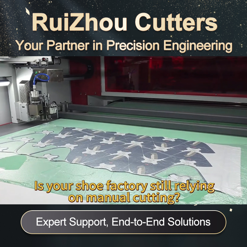 Máquina de corte CNC de gran visión para la parte superior del calzado.