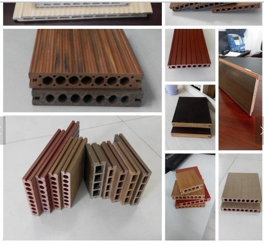 Wood plastic extrusion toolings for co-extrusion floor